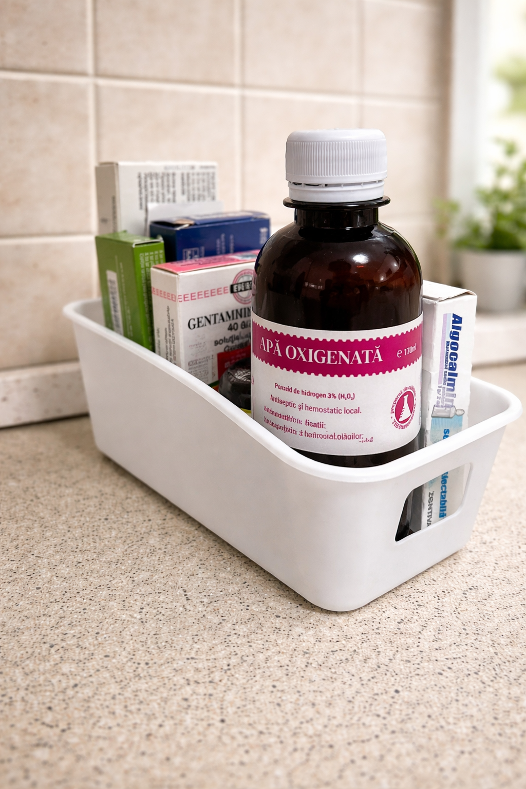 Recipient organizator din plastic